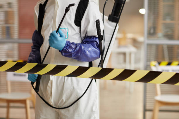 Professional Sewage Cleanup technician working in Dannebrog, NE